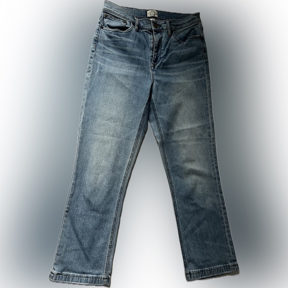 J. Crew ‘Billie Demi Boot Crop’ denim jeans